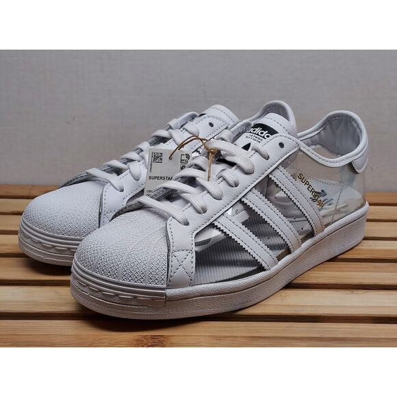 Adidas Mens Superstar Original Transparent Shoes Size 8 main image 6